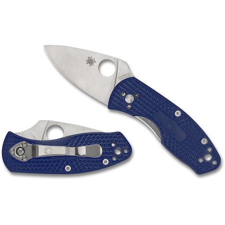 Spyderco 2024 Spyderco, Reveal 11, Ambitious Lightweight Blue Cpm S35Vn SPY-C148PBL
